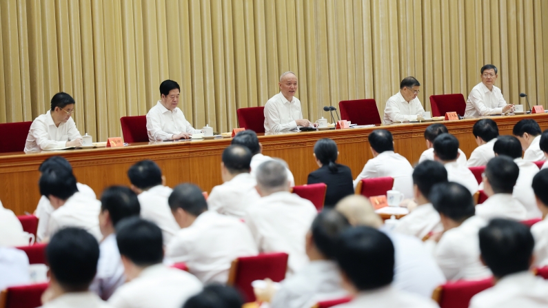 蔡奇：壓實部門黨組（黨委）機關黨建主體責任 全面提高中央和國家機關黨的建設質量