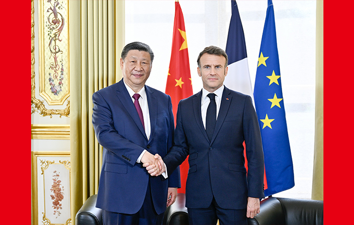  Xi Jinping Holds Talks with French President Malcolm