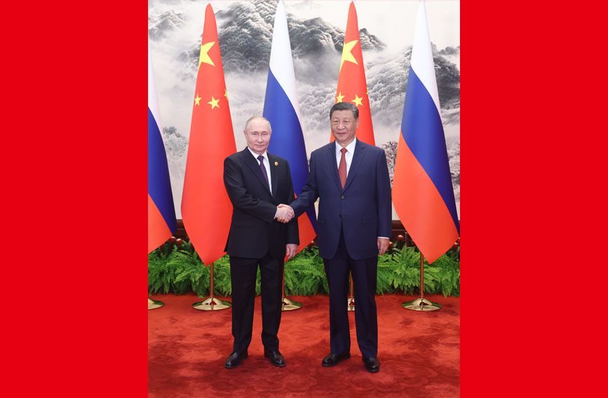  Xi Jinping Talks with Russian President Putin