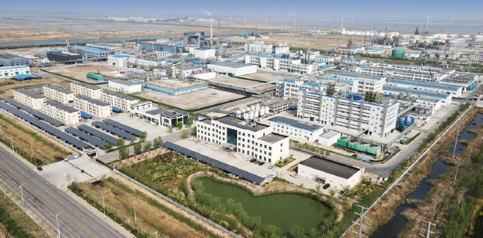 东营市河口区蓝色经济产业园“智慧化工园区”。