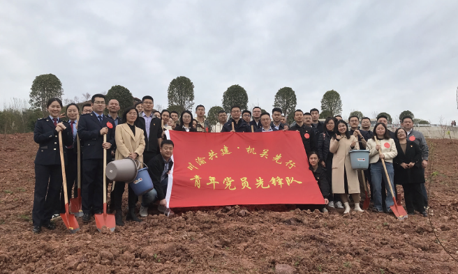 川渝两地工委组建“川渝共建·机关先行”青年党员先锋队,开展志愿服务活动。