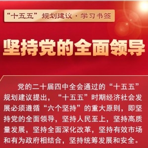 “十五五”规划建议·学习书签丨坚持党的全面领导