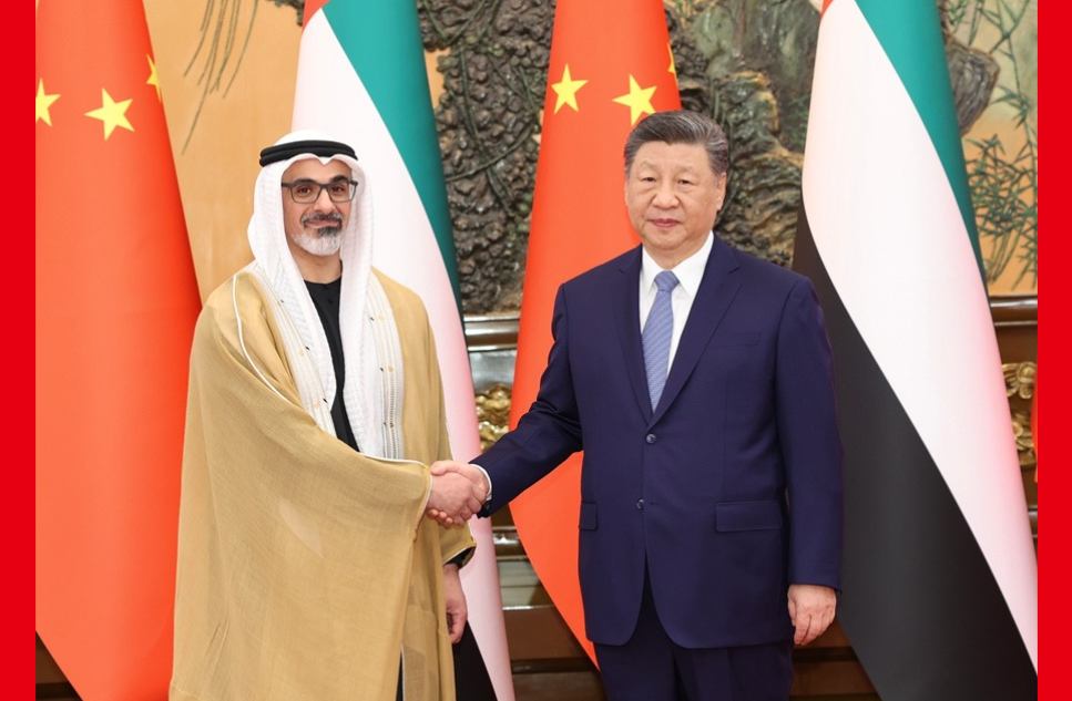 习近平会见阿联酋阿布扎比王储哈立德